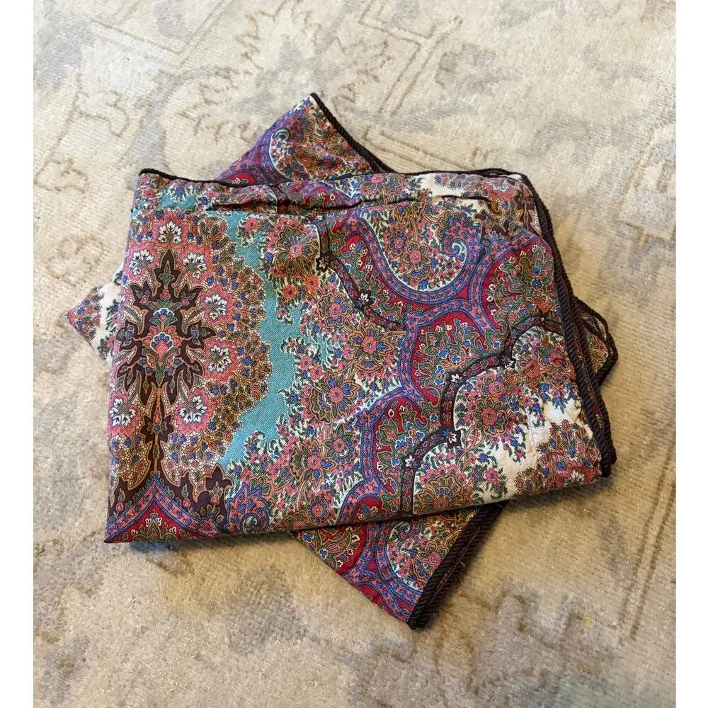 VTG Ralph Lauren Emerson Paisley Standard Pillow Shams Two(2)